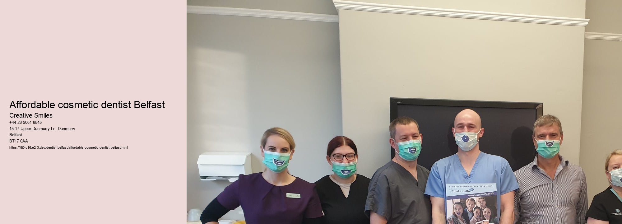 Affordable cosmetic dentist Belfast